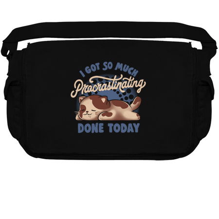 I Got So Much Procrastinating Done Today - Sarcasm Funny Cute Lazy Cat Gift tiny thumbnail