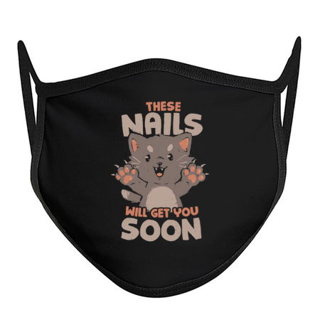 These Nails Will Get You Soon - Funny Cute Cat Claws Sarcasm Gift tiny thumbnail