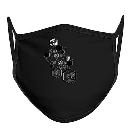 Psychedelic hexagon. Magical Forest Signs tiny thumbnail