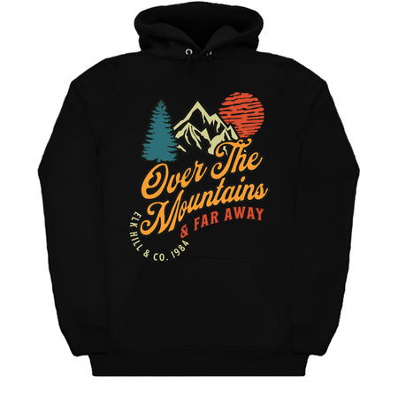 Over the Mountains and Far Away T-Shirt: Classic Camping Design - Nature Lover Tee tiny thumbnail