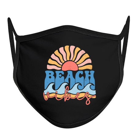 Beach Vibes T-Shirt: Boho Sun and Waves Design - Summer Beach Tee tiny thumbnail