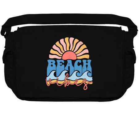 Beach Vibes T-Shirt: Boho Sun and Waves Design - Summer Beach Tee tiny thumbnail