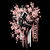 Urban Samurai Among Sakura T-Shirt: Modern Warrior - Cherry Blossom Tee tiny thumbnail