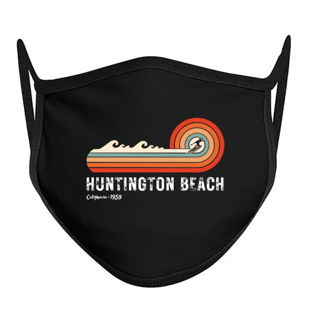 Huntington Beach - California 1959 T-Shirt: Retro Surfer Sunset - Vintage Beach Te tiny thumbnail
