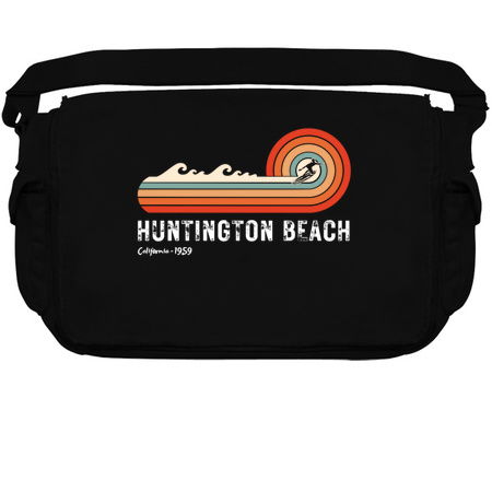 Huntington Beach - California 1959 T-Shirt: Retro Surfer Sunset - Vintage Beach Te tiny thumbnail