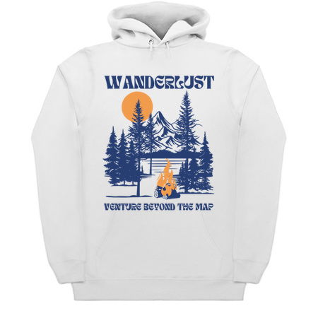 Wanderlust T-Shirt: Venture Beyond the Map - Scenic Camping Tee tiny thumbnail