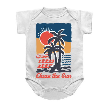 Chasing the Sun T-Shirt: Palm Trees, Sun, and Sea - Summer Paradise Tee tiny thumbnail