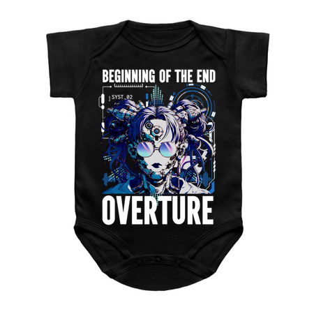 Beginning of the End T-Shirt: Gothic Cyborg Girl - Overture Streetwear Tee tiny thumbnail