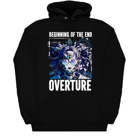 Beginning of the End T-Shirt: Gothic Cyborg Girl - Overture Streetwear Tee tiny thumbnail