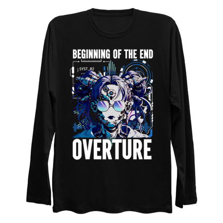 Beginning of the End T-Shirt: Gothic Cyborg Girl - Overture Streetwear Tee tiny thumbnail