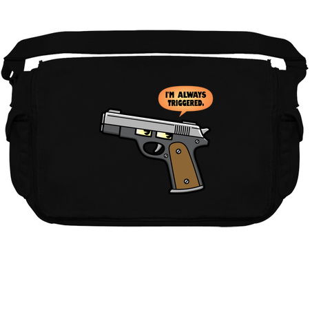 I'm Always Triggered Funny Cute Gun Cartoon tiny thumbnail