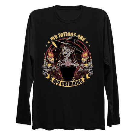 Witch Tattoo Grimoire - Dark Magic Girl tiny thumbnail
