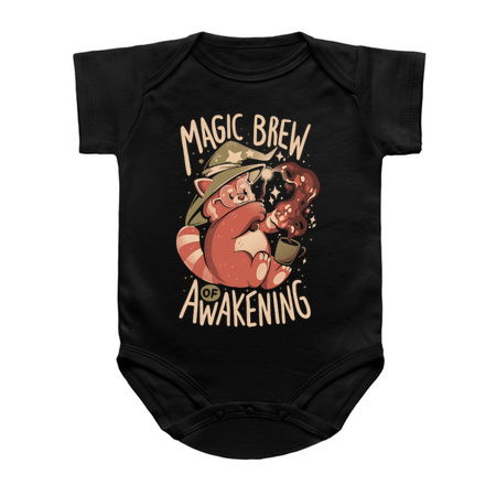 Magic Brew of Awakening - Funny Cute Wizard Red Panda Coffee Gift tiny thumbnail