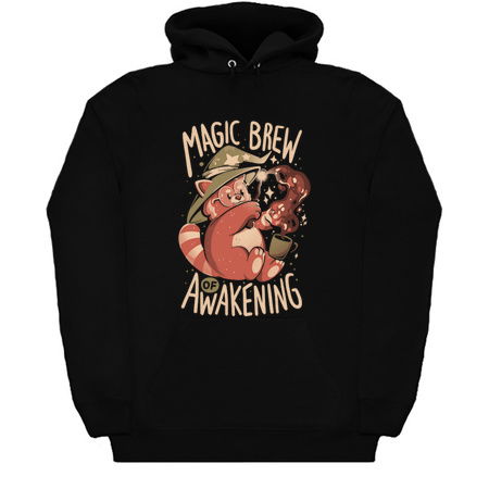 Magic Brew of Awakening - Funny Cute Wizard Red Panda Coffee Gift tiny thumbnail