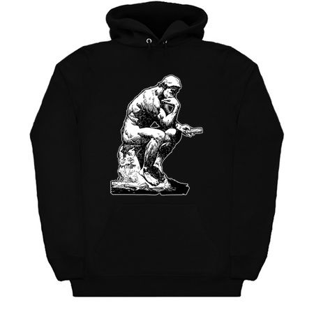 The Texter Funny Vintage Thinking The Thinker Parody tiny thumbnail