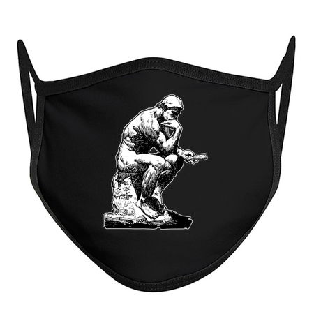 The Texter Funny Vintage Thinking The Thinker Parody tiny thumbnail