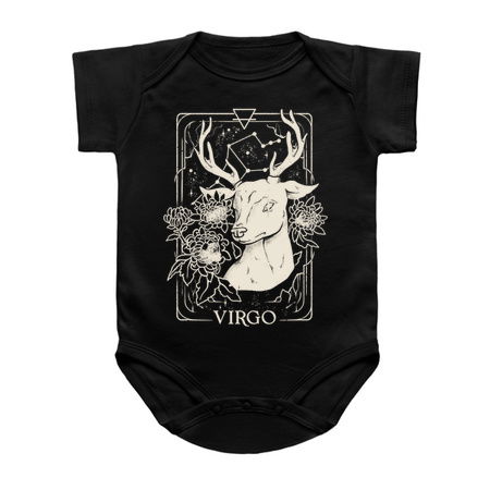 Virgo Card - Dark Tarot Art Zodiac Sign Virgo Gift tiny thumbnail