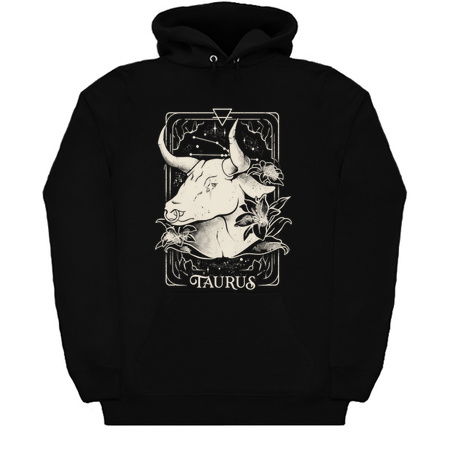 Taurus Card - Dark Tarot Art Zodiac Sign Taurus Gift tiny thumbnail
