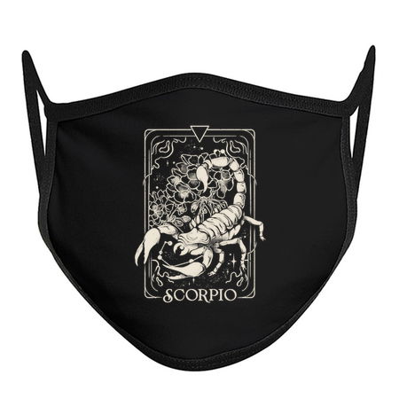 Scorpio Card - Dark Tarot Art Zodiac Sign Scorpio Gift tiny thumbnail
