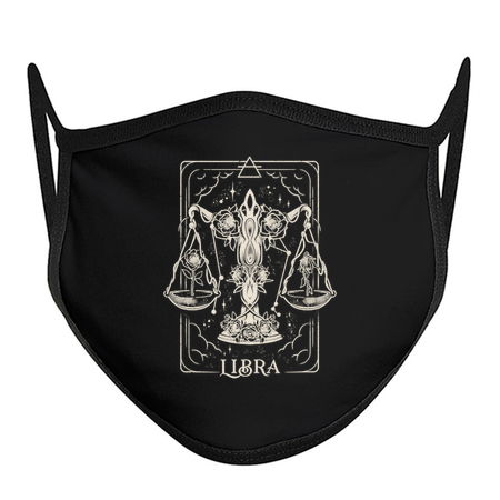 Libra Card - Dark Tarot Art Zodiac Sign Libra Gift tiny thumbnail