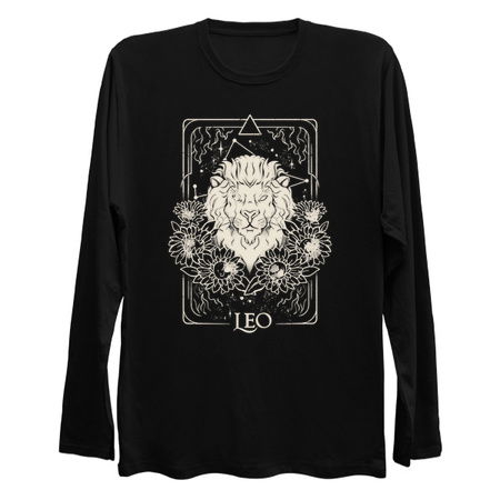 Leo Card - Dark Tarot Art Zodiac Sign Leo Gift tiny thumbnail