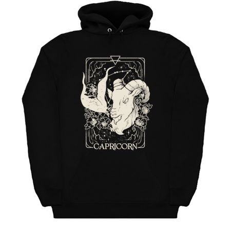 Capricorn Card - Dark Tarot Art Zodiac Sign Capricorn Gift tiny thumbnail