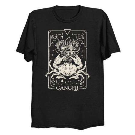 Cancer Card - Dark Tarot Art Zodiac Sign Cancer Gift tiny thumbnail