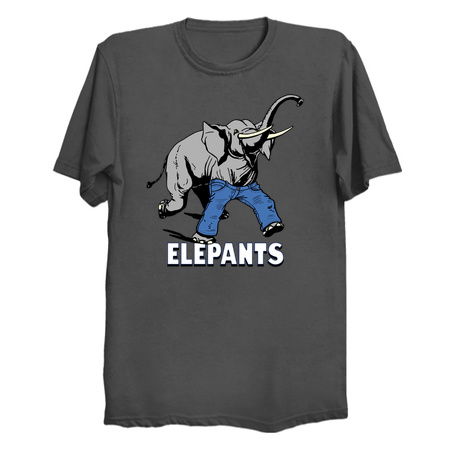 Funny Vintage Elephant Wearing Pants tiny thumbnail