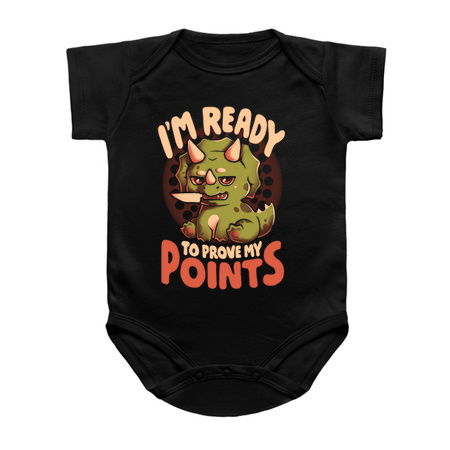 Ready to Prove My Points - Cool Cute Sarcasm Dinosaur Funny T-Rex Gift tiny thumbnail