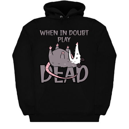 "When in Doubt Play Dead T-Shirt: Opossum Humor - Playful Wildlife Tee tiny thumbnail