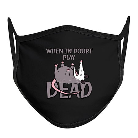 "When in Doubt Play Dead T-Shirt: Opossum Humor - Playful Wildlife Tee tiny thumbnail