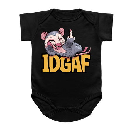 IDGAF Opossum T-Shirt: Bold Humor - Cheeky Animal Tee tiny thumbnail