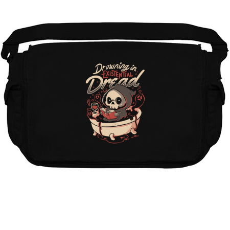 Drowning In Existential Dread - Dark Evil Cute Sarcasm Death Grim Reaper Books Gift tiny thumbnail