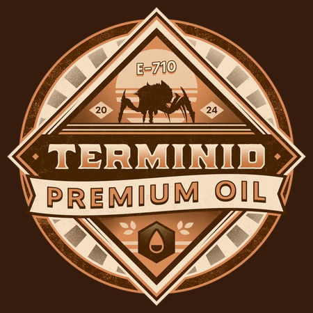 Terminid Desert Oil Emblem - NeatoShop