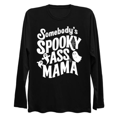 Somebody's Spooky Ass Mama Design: Fun Halloween Ghosts - Spooky Mom Art tiny thumbnail