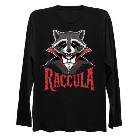 Raccula Design: Raccoon Dracula - Fun Halloween Vampire Art tiny thumbnail