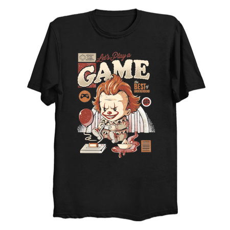 Let's Play a Game - Dark Evil Horror Movie Sarcasm Gamer Gift tiny thumbnail