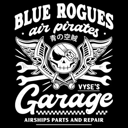 Blue Rogues Pirates Garage - NeatoShop