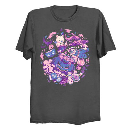 Mage Spell - Cute Classic Game Geek Black Magic Gift tiny thumbnail