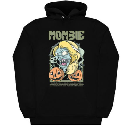 Mombie Design: Zombie Mom with Funny Description - Halloween Humor Art tiny thumbnail