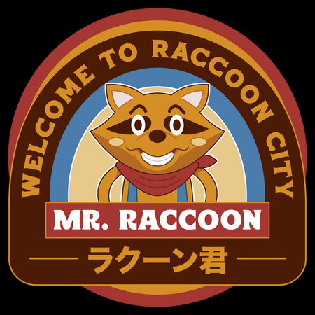Jimmy Racoon Roku City Raccoon City Logo Raccoon City Logo Merch & Gifts For Sale | Redbubble