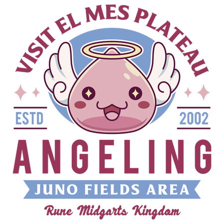 Angeling Ragnarok Sticker Angeling Emblem - NeatoShop