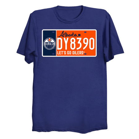 Edmonton Oilers Dynasty Years Vanity Plate tiny thumbnail