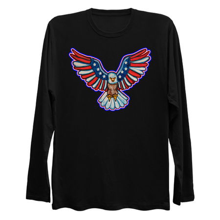 Red, White and Blue Eagle of America tiny thumbnail