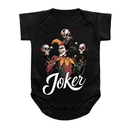 Joker Design: Jester Juggling Skulls - Dark and Grungy Art tiny thumbnail