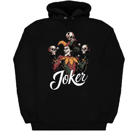 Joker Design: Jester Juggling Skulls - Dark and Grungy Art tiny thumbnail