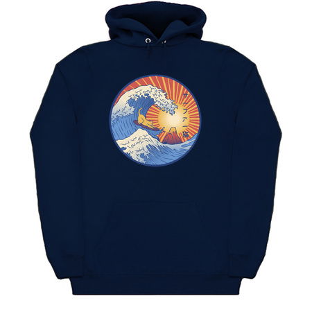 Kanagawa Wave Surfing Cat by Tobe Fonseca tiny thumbnail