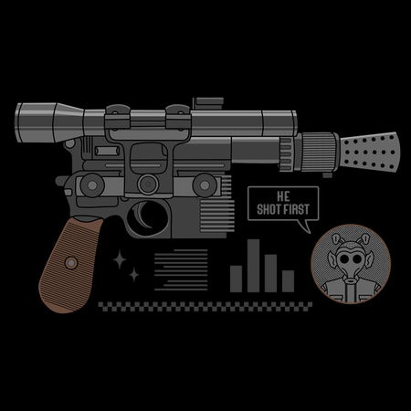 He Shot First - NeatoShop