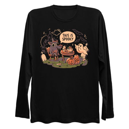 This Is Spooky - Halloween Funny Dog Meme Sarcasm Cute Gift tiny thumbnail