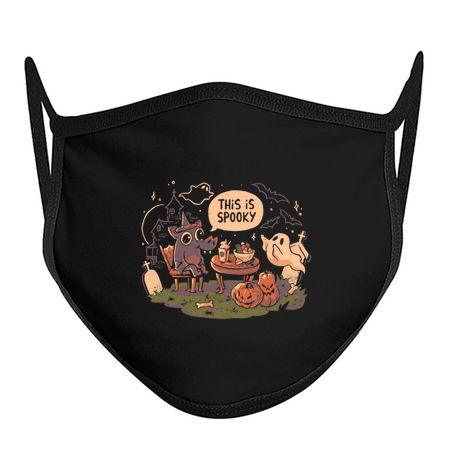 This Is Spooky - Halloween Funny Dog Meme Sarcasm Cute Gift tiny thumbnail